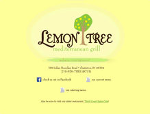 Tablet Screenshot of lemontreegrill.com